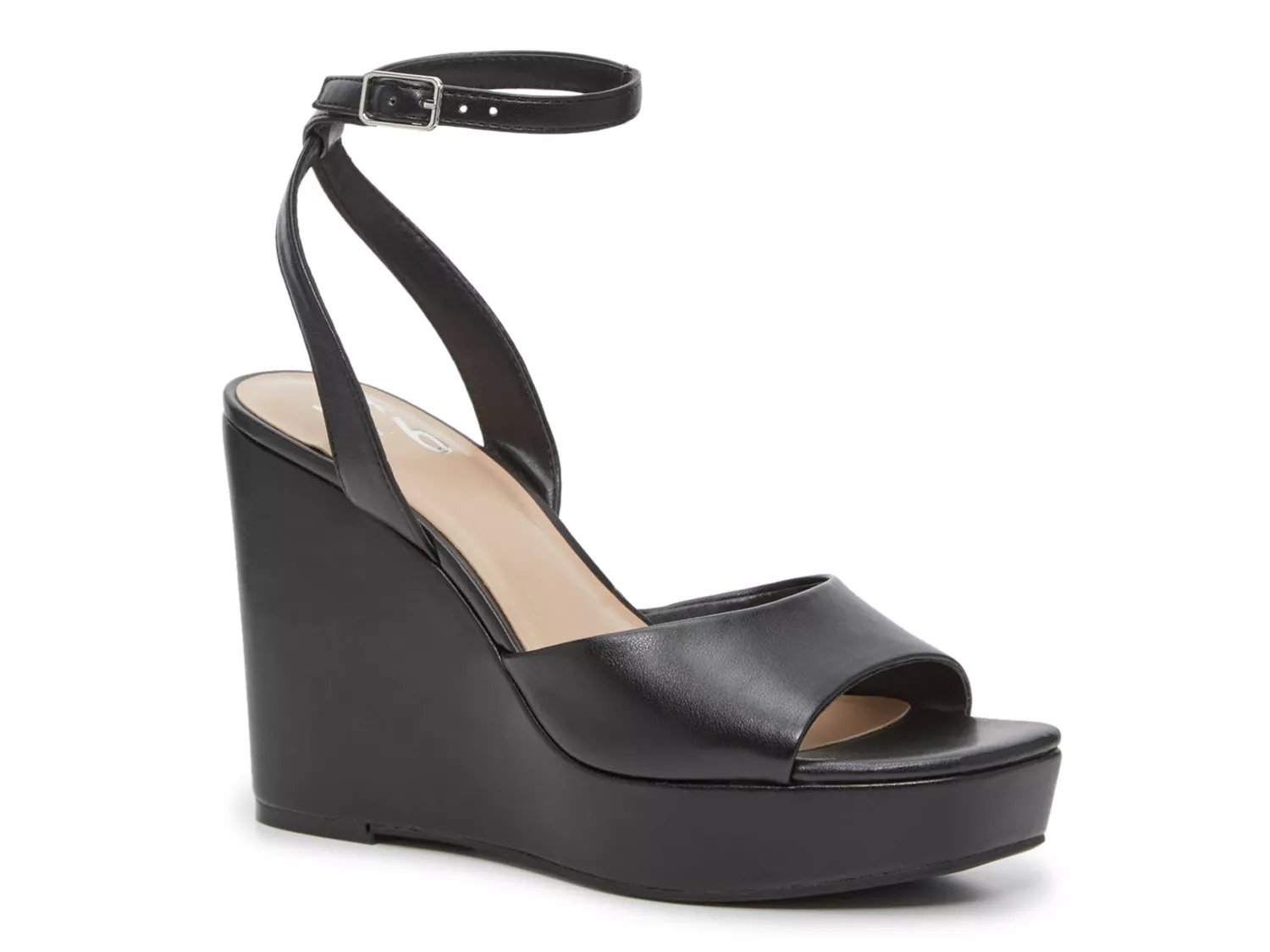 No heel shop wedge sandals