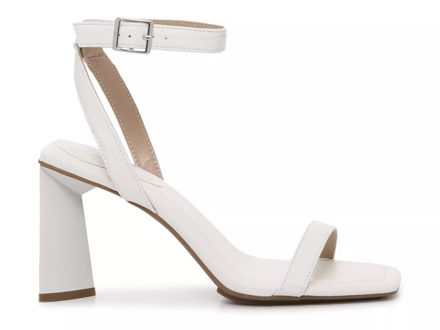 Dsw white hot sale sandal heels