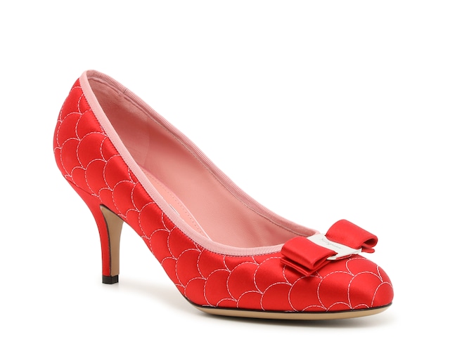 Quilted Vara bow pump, Pumps, Women's