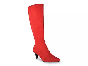 Dsw womens best sale red boots