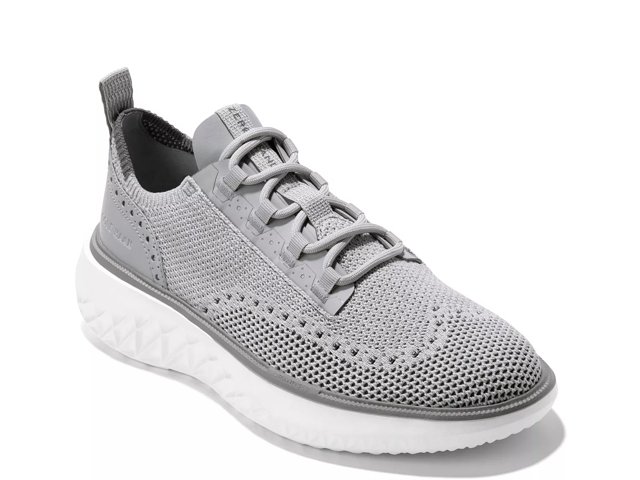 Cole haan zerogrand gray stitchlite oxfords on sale