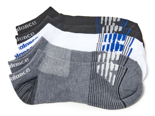 New Balance Lightweight Essentials Men's No Show Socks - 6 Pack - Free ...