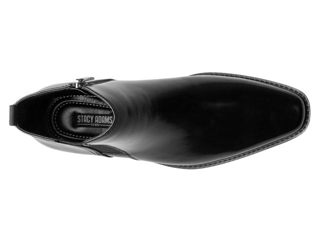 Stacy adams black boots hot sale