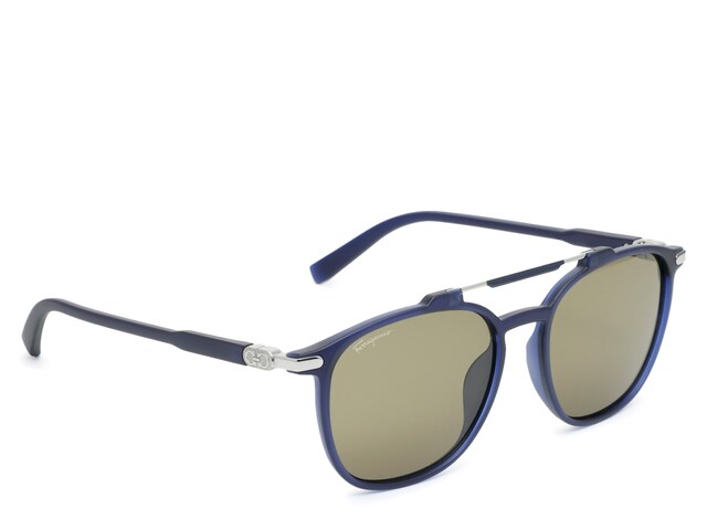 Salvatore Ferragamo Timeless Aviator Sunglasses Free Shipping Dsw