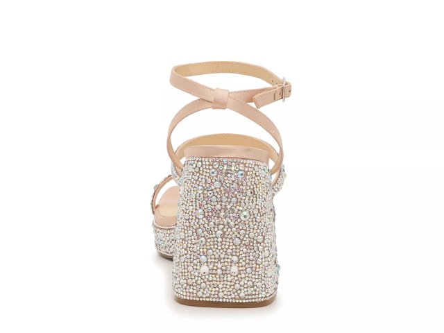 Betsey Johnson Jany Rhinestone Platform Sandal - Free Shipping | DSW