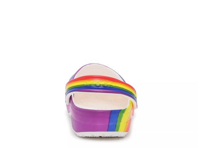 Platform crocs rainbow deals