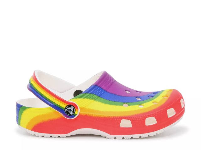 Rainbow crocs clearance near me