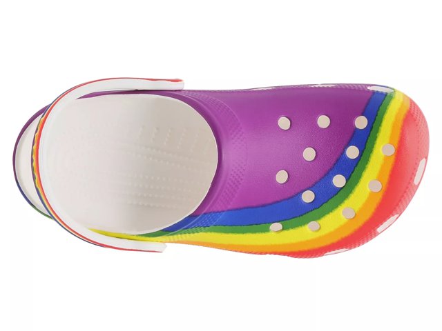 Cheap rainbow crocs hot sale