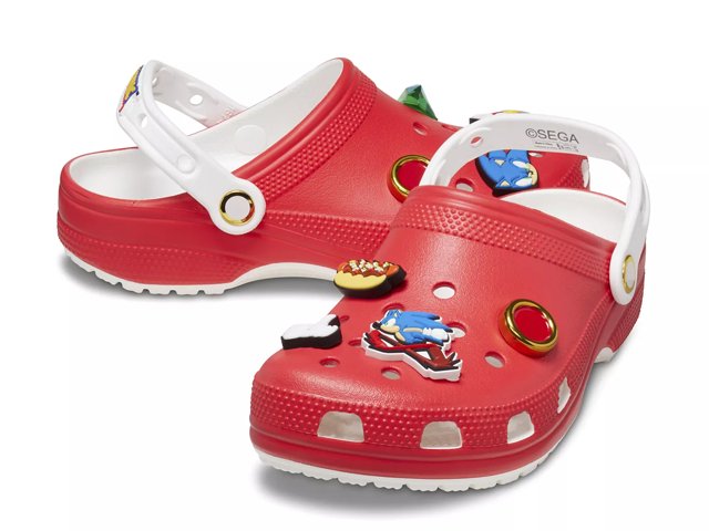 Red classic crocs outlet