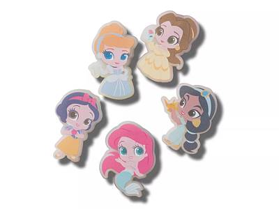 Crocs Lights Up Disney Princess Jibbitz Set 5 Pack Free