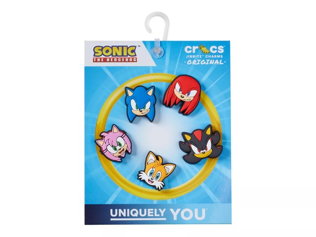 Crocs Sonic Friends Jibbitz Set 5 Pack Free Shipping DSW