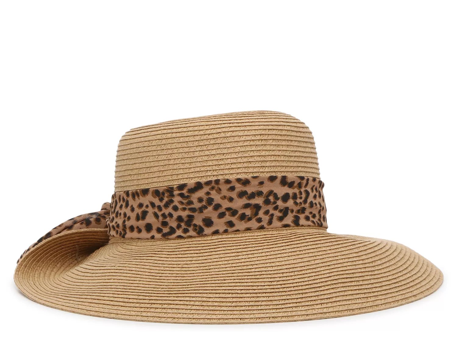 Leopard print sun on sale hat