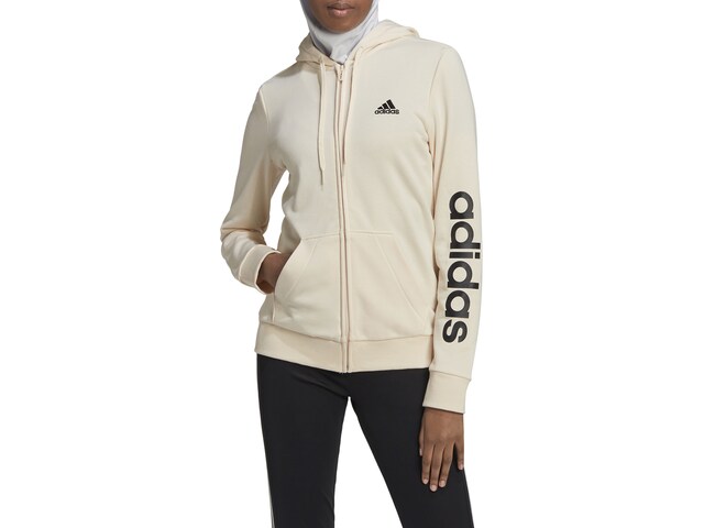 adidas Essentials Logo Women's Full-Zip Hoodie - Free Shipping | DSW