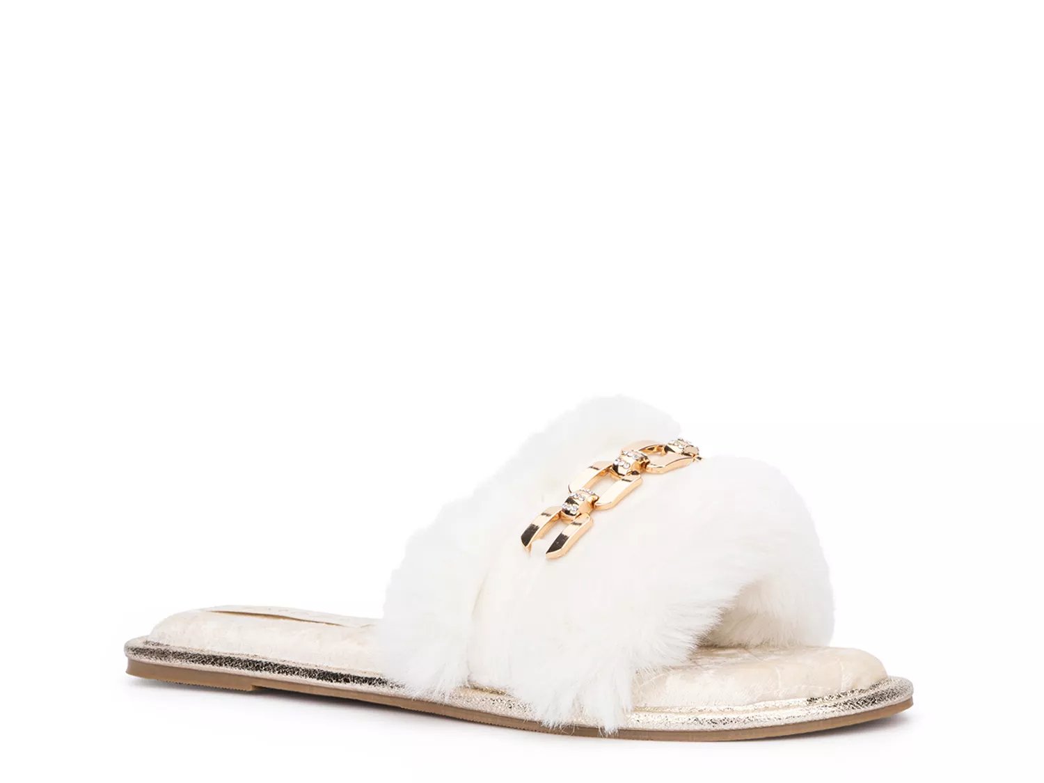 Puma furry slides outlet dsw