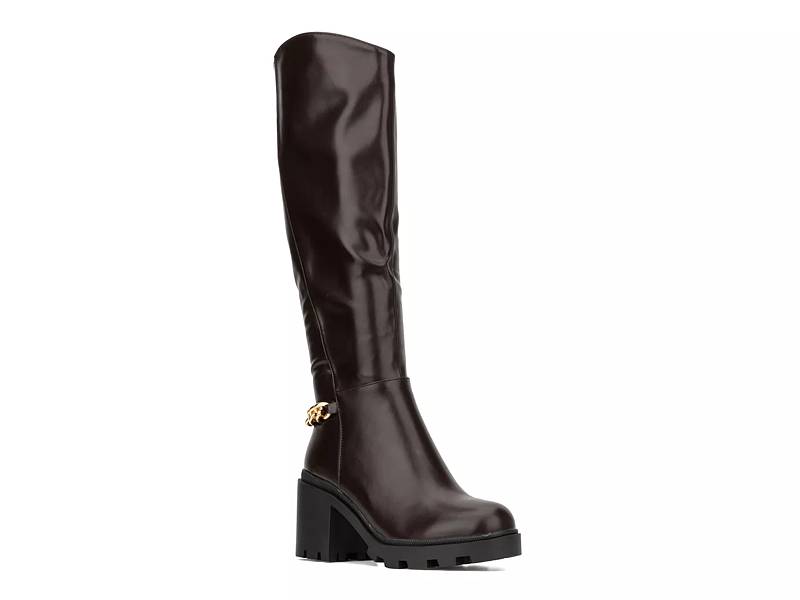 Sawyer Knee High Boots Black