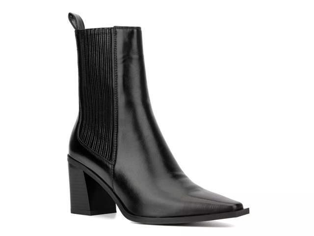Dsw black shop heel boots