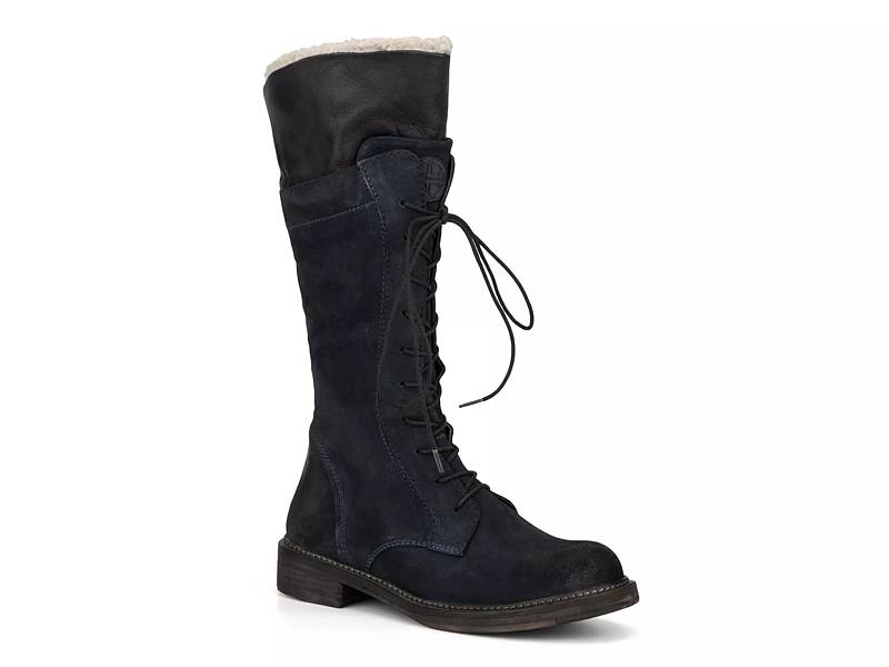 Shop Women s Knee High Combat Lace Up Boots DSW