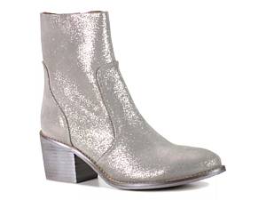 Silver store booties dsw