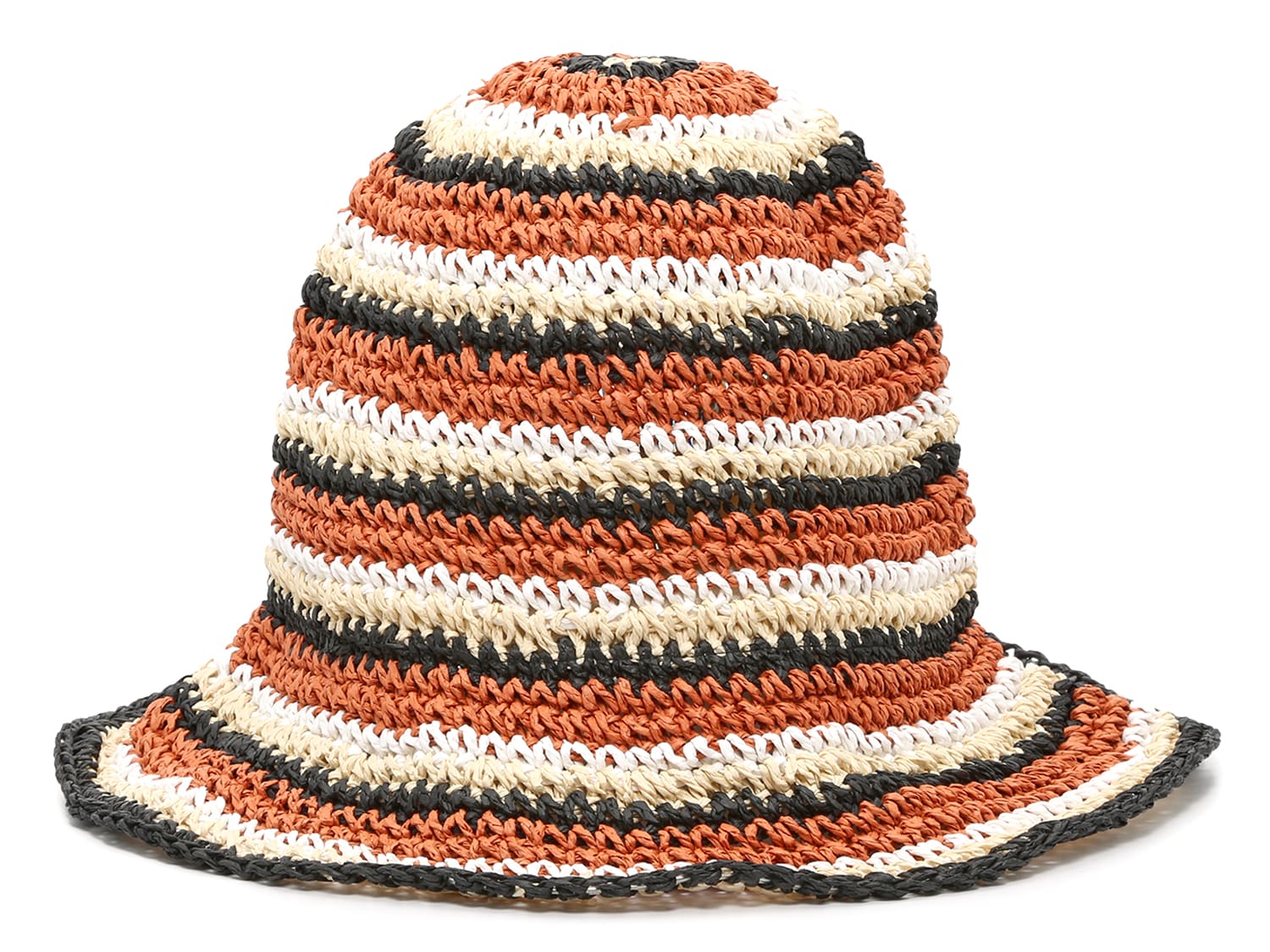 Mix No. 6 Stripe Crochet Bucket Hat