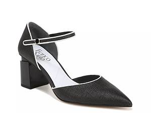 Black and white store pumps dsw