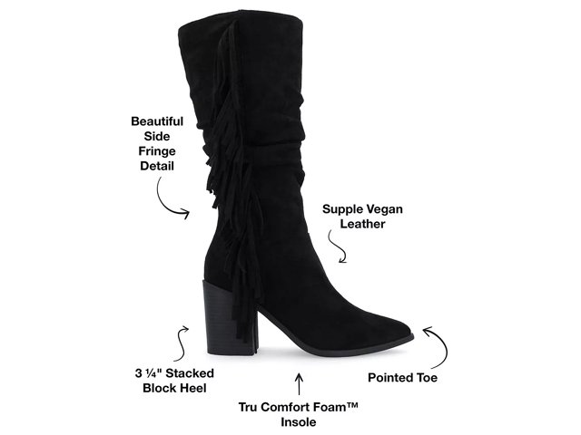 Journee Collection Hartly Wide Calf Boot Free Shipping DSW