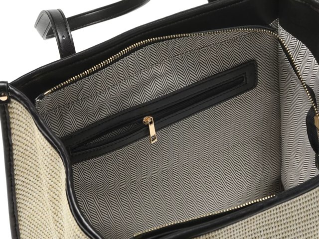 Ella metallic canvas tote online