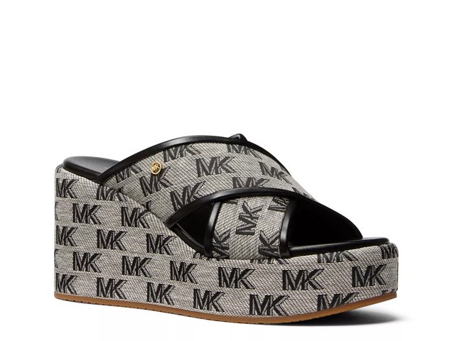 Michael Michael Kors Cary Wedge Sandal - Free Shipping | DSW