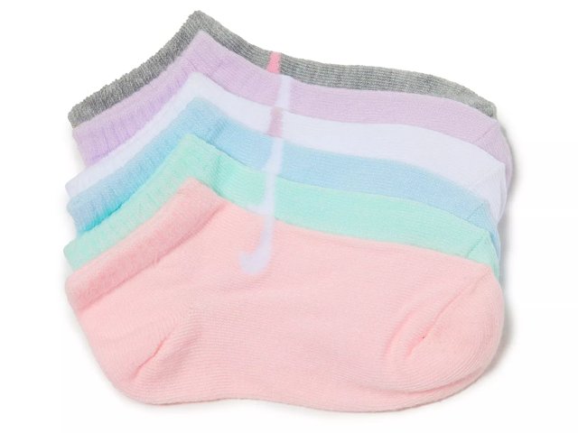 Nike Lightweight Kids No Show Socks 6 Pack Free Shipping DSW