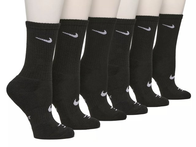 Nike Russell Wilson Kids Crew Socks 6 Pack Free Shipping DSW
