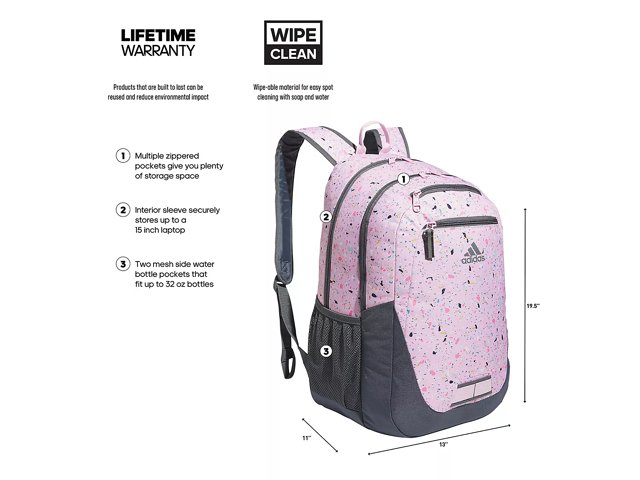 Adidas wheeled hot sale backpack