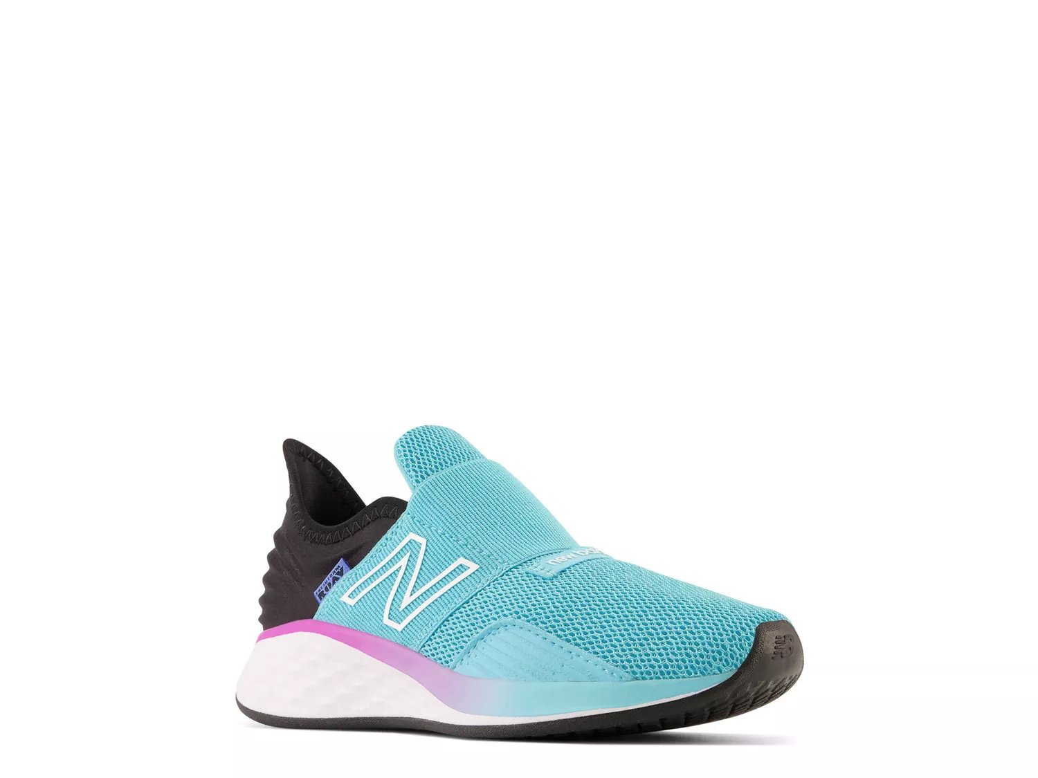 New Balance Fresh Foam Roav Slip On Athletic Shoe - Little Kid - Black