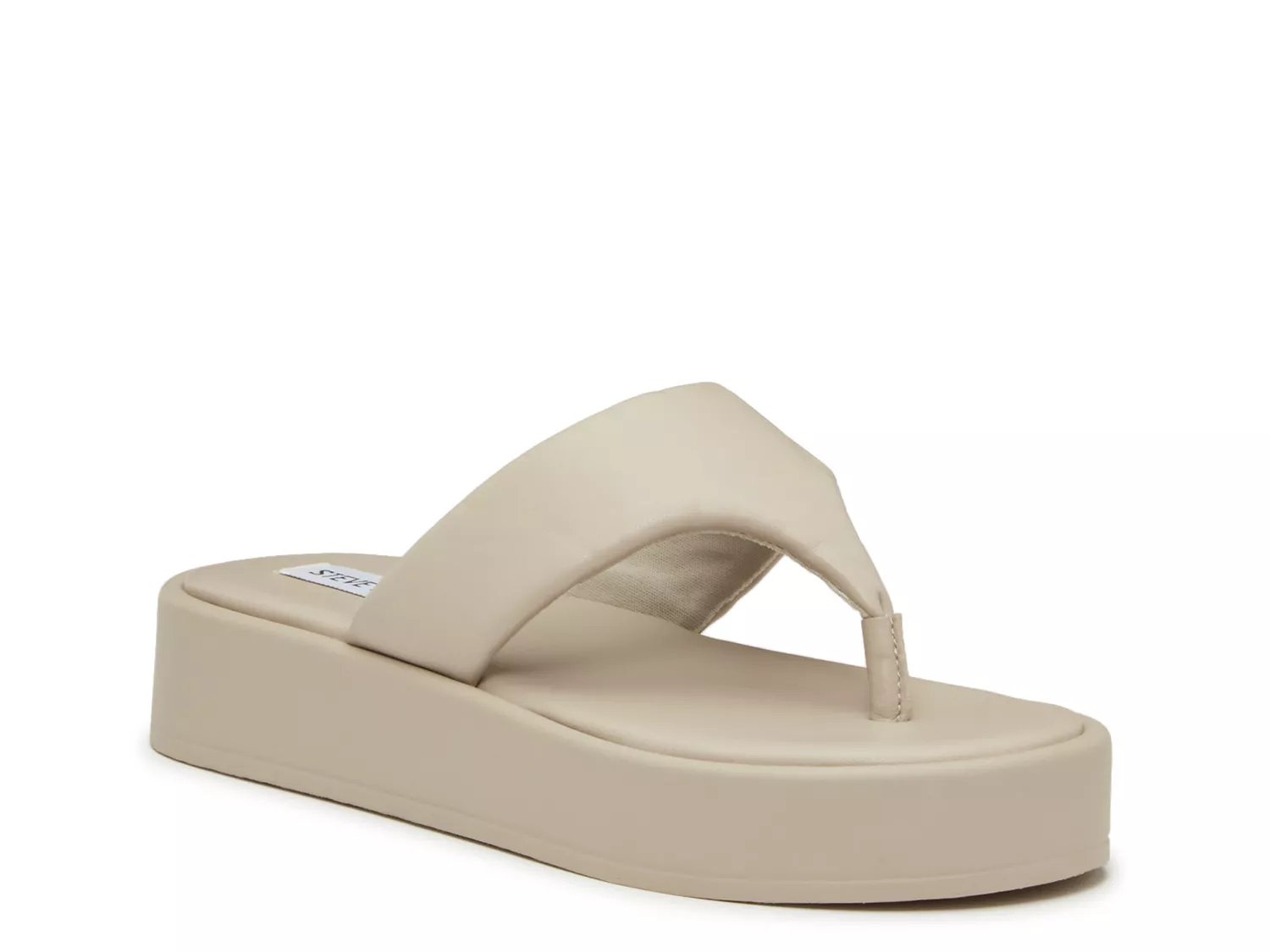 Steve madden slip on fashion platform sandals