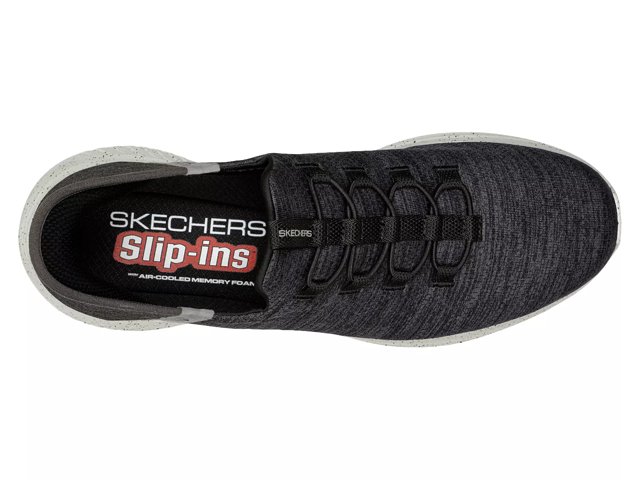 Skechers Men's Ultra Flex 3.0 Stretch Fit Slip-In Shoes - Black