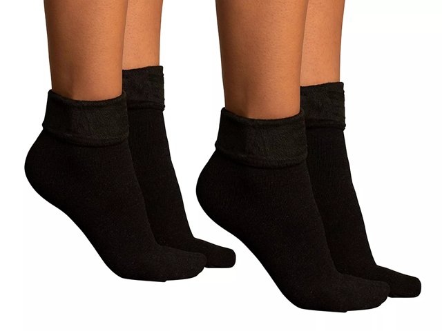 Crew Socks 2-Pack - Black