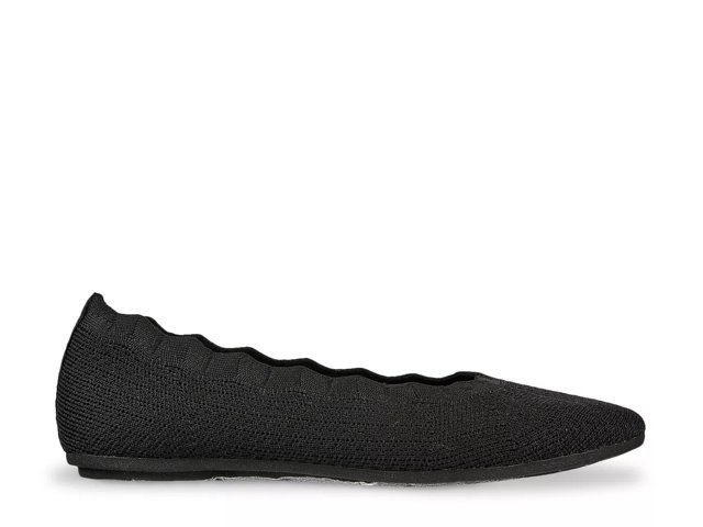 Skechers cleo scalloped ballet flat sales