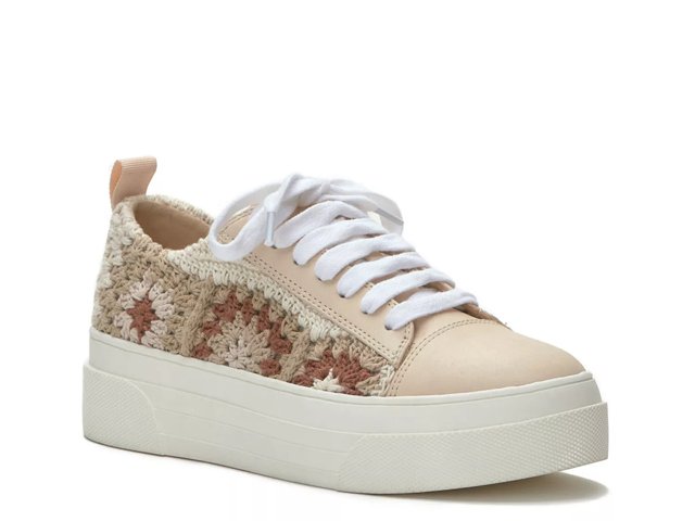 Lucky Brand Women's Cambree Crochet Platform Sneaker