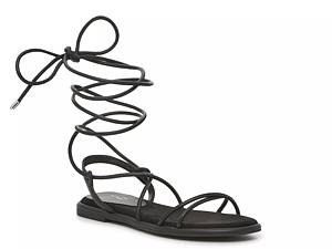 Dsw black sales flat sandals