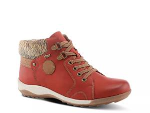 Dsw womens hot sale red boots