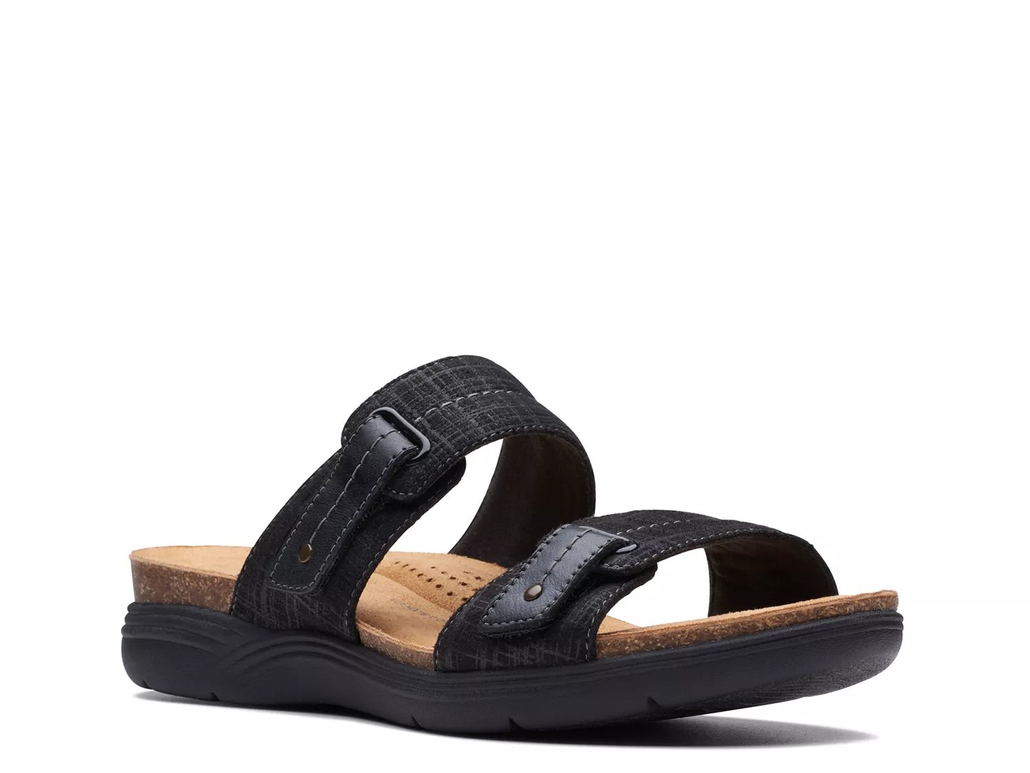 Clarks slip outlet on sandals womens