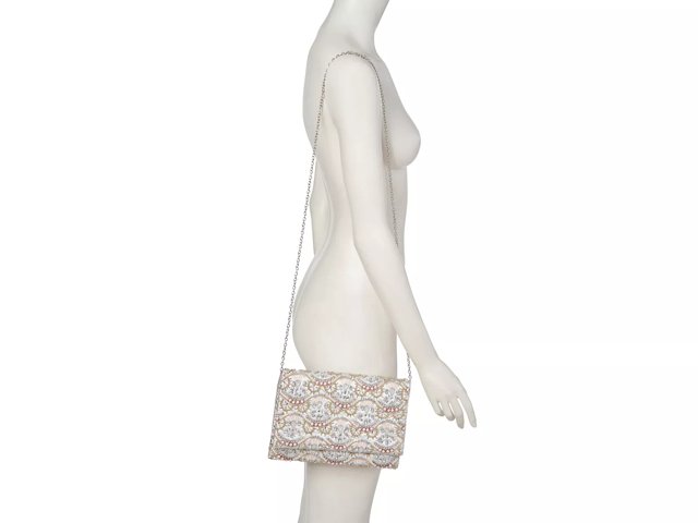 La regale white beaded purse discount
