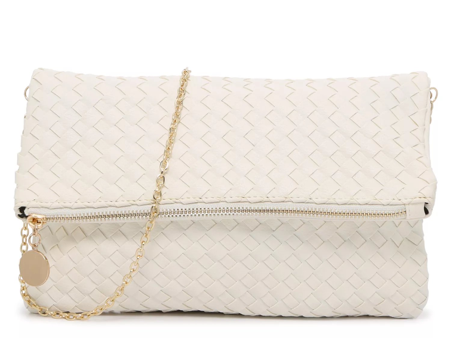 Deux Lux Fold Over Zip Up Clutch