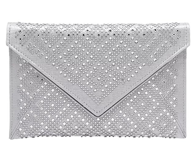 Dsw silver on sale evening bags