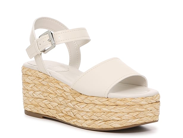 Vince Camuto Ranneli Suede/Leather Espadrille Wedge Sandal - 20775936