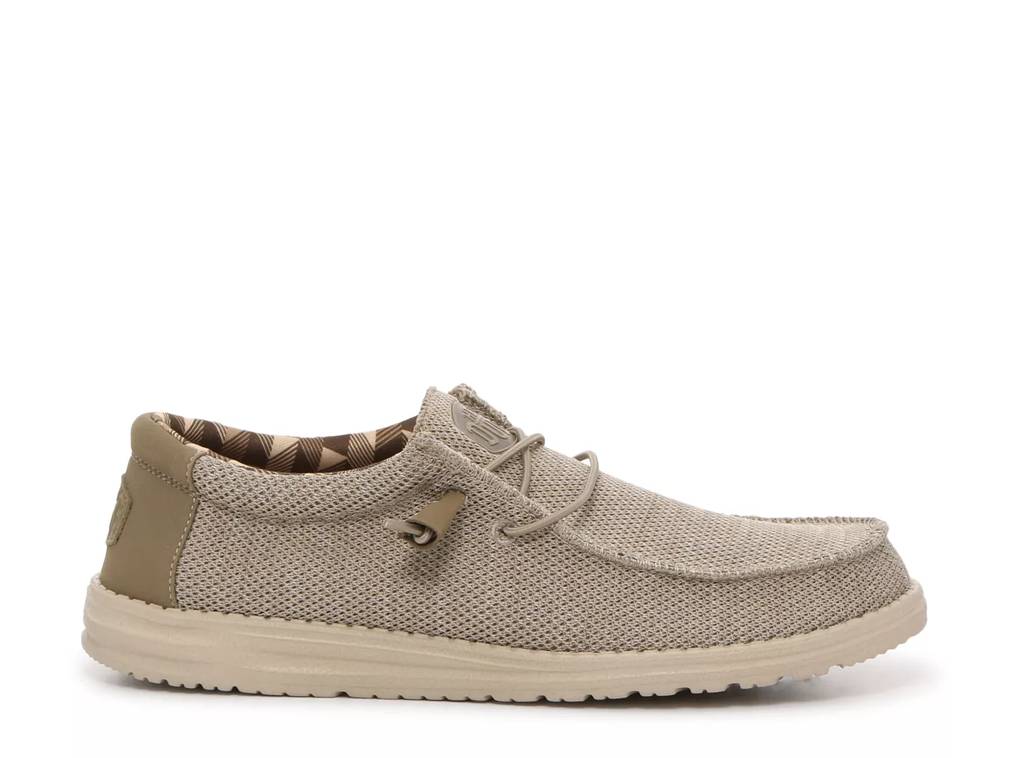 Mens Hey Dude Wally Eco Funk in Stone – Lucky Shoes