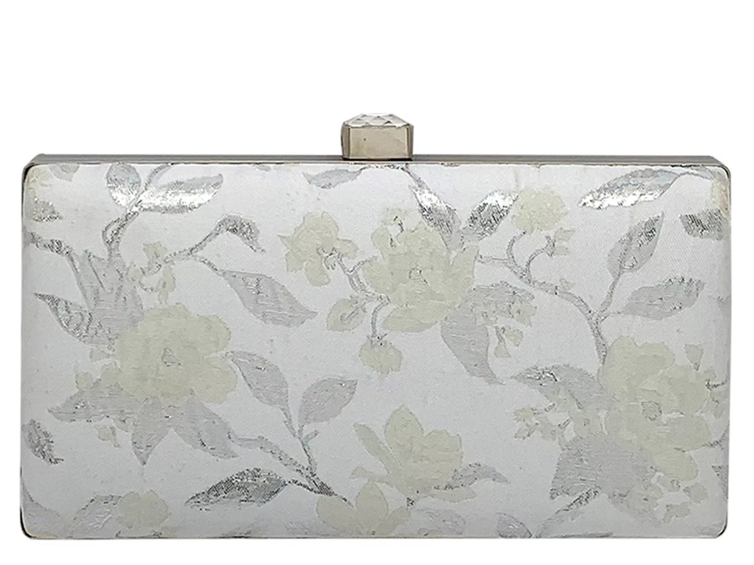 La Regale Floral Jacquard Clutch