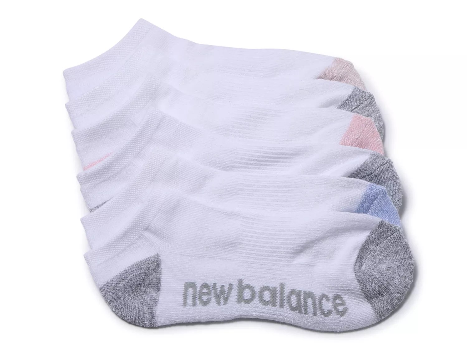 Calcetines 6 Pares Running Mujer New Balance No Show Multicolor