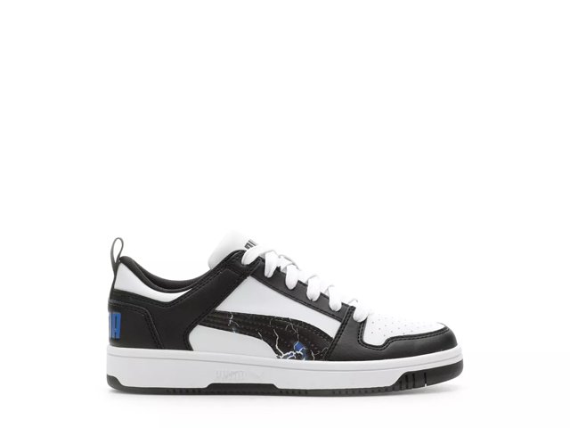 Puma Rebound Lay Up Lo Heat Lightning Sneaker Kids Free