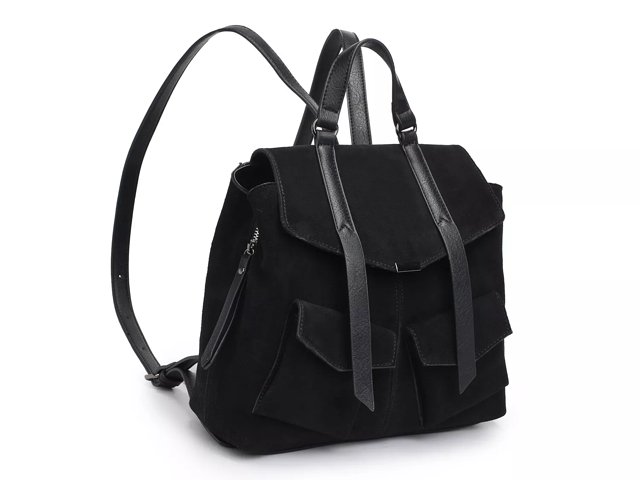 Moda luxe suede backpack 2025