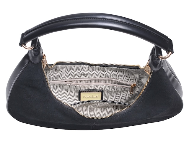 Moda brown & black shoulder bag handbag purse adjust. strap