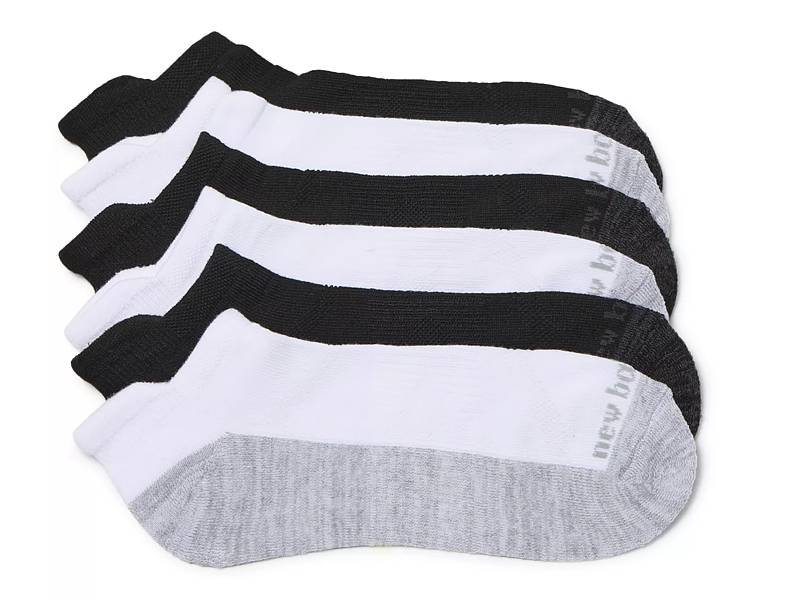 Cushioned Men's No Show Socks - 6 Pack